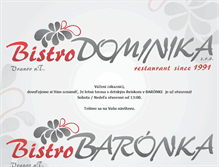 Tablet Screenshot of bistrodominika.sk